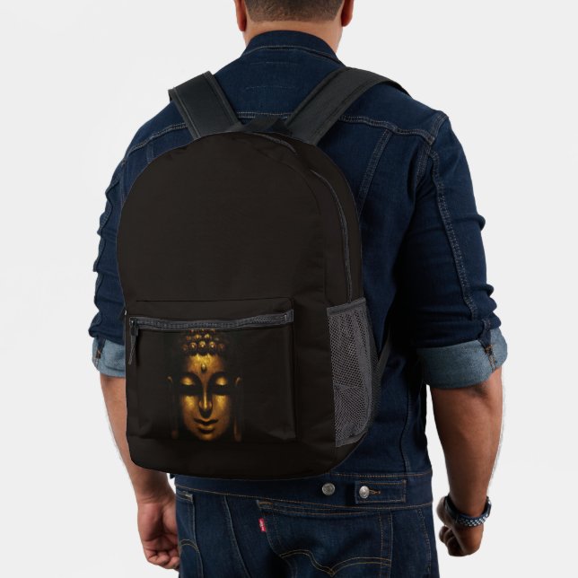 Imprimé Sac à dos avec impression visage de Bouddha (Insitu (Modèle))