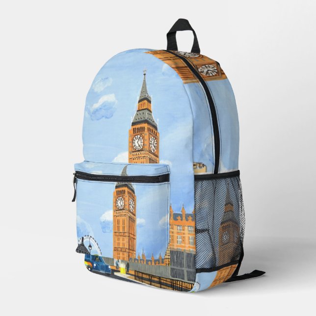 Imprimé Sac à dos Big Ben  (Coin arrière droit)