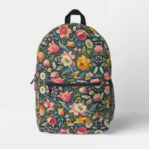 Imprimé Sac à dos Botanical Blooms - élégant et fonctionne