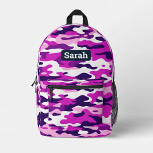 Imprimé Sac à dos Camo Fille Rose