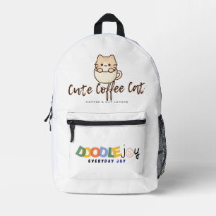 Imprimé Sac À Dos Chat Mignon Café – Conception Désirable
