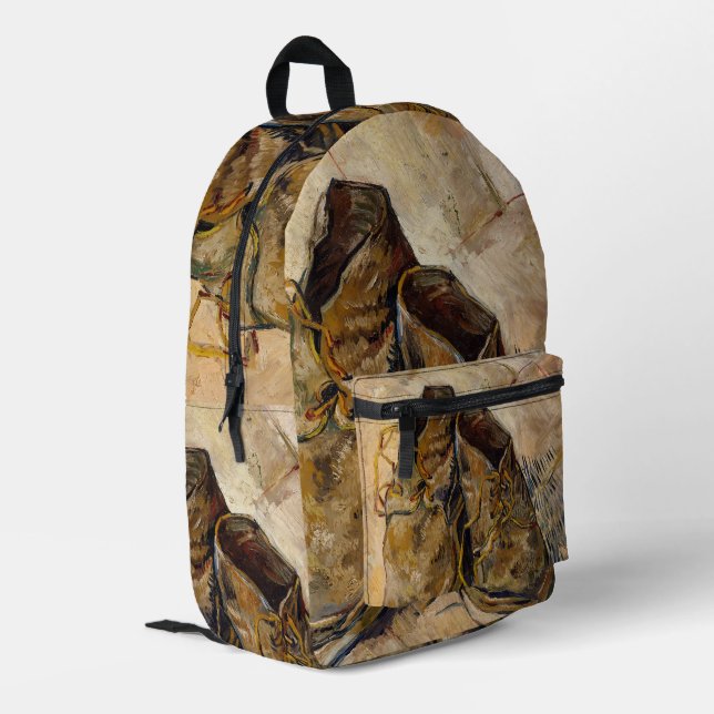 Imprimé Sac à dos "Chaussures" Van Gogh (Coin arrière gauche)