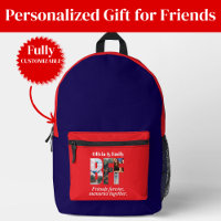 Sac à dos Collage de photos BFF – Cadeau pour amie