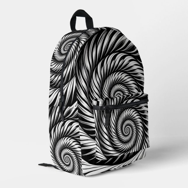 Imprimé Sac à dos Conception Contemporaine (Coin arrière gauche)