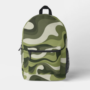 Imprimé Sac à dos couleurs de l'Armée verte