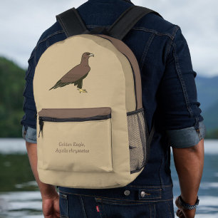 Imprimé Sac à dos d'aigle doré