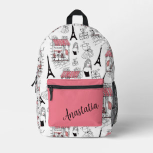 Imprimé Sac à dos Daydream parisien — Style personnalisabl