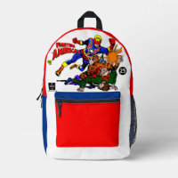 Sac à dos de bande dessinée d'action 'Fighting Ame
