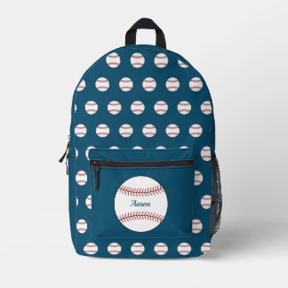 Imprimé Sac à dos de baseball personnalisé