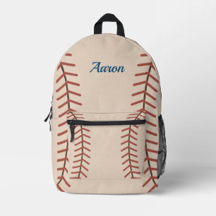Imprimé Sac à dos de baseball vintage personnalisé