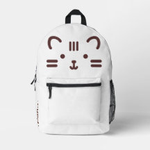Sac à dos de chat mignon - Personnalisé avec votre