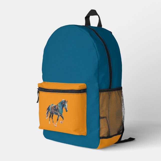 Imprimé Sac à dos de cheval (Coin arrière droit)