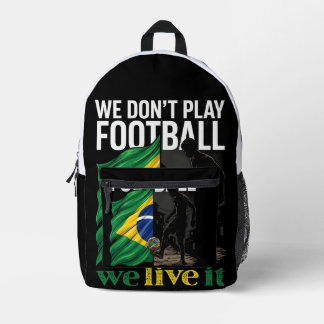 Imprimé Sac à dos de football Brésil - Nous le vivons Sac 
