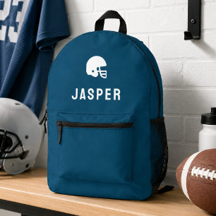 Imprimé Sac à dos de football Nom de joueur personnalisé