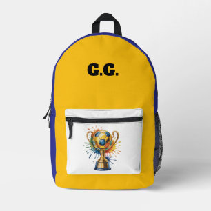 Imprimé Sac à dos de football personnalisé - Sac à dos de