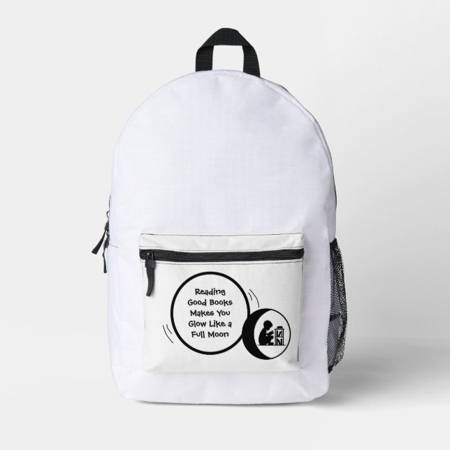 Imprimé Sac à dos de lecture pour enfants (Recto)