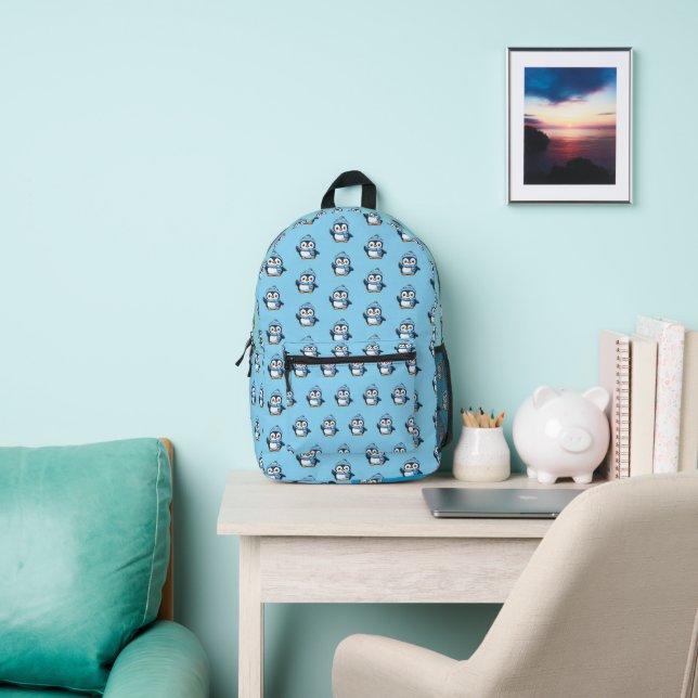 Imprimé Sac à dos de pingouin Motif mignon (Insitu)