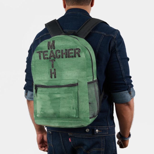 Imprimé Sac à dos de professeur de mathématiques pour la r (Insitu (Modèle))
