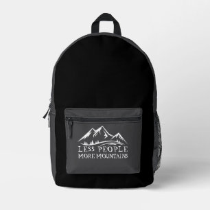Imprimé Sac à dos de randonnée style montagne moderne