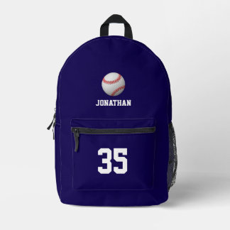 Imprimé Sac à dos de sport Baseball numéro 35