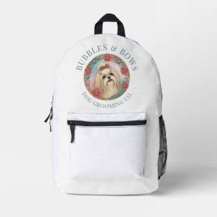 Imprimé Sac à dos de toilettage pour Shih Tzu