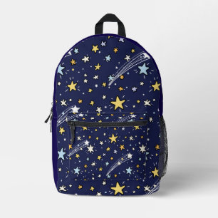 Imprimé Sac à dos de voyage étoilé nuit céleste mystique