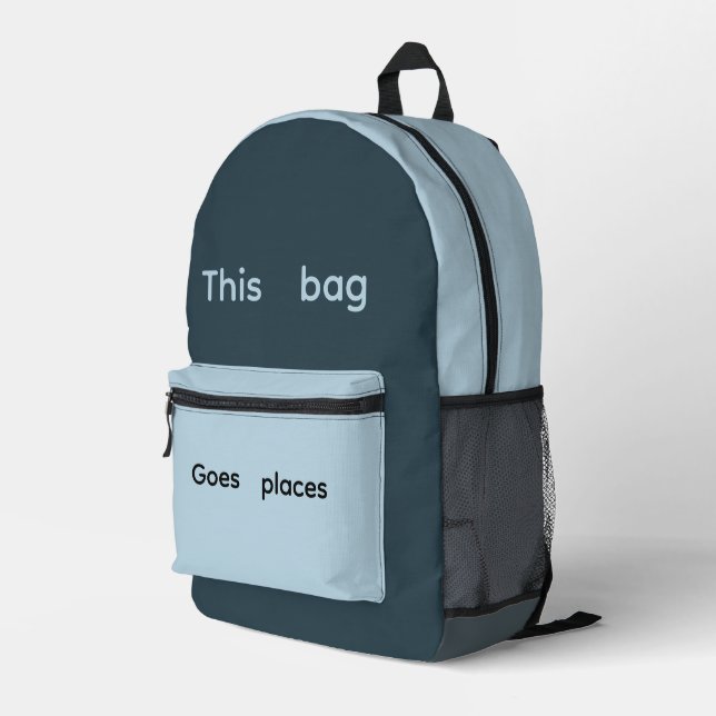 Imprimé Sac à dos de voyage tendance pour impression décou (Coin arrière droit)