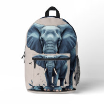 Sac à dos d'éléphant sauvage, Voyage à l'école Pos