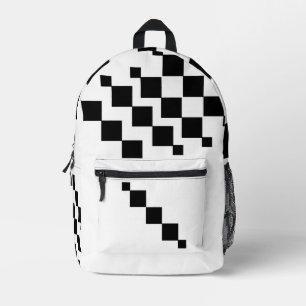 Imprimé Sac à dos en damier classique