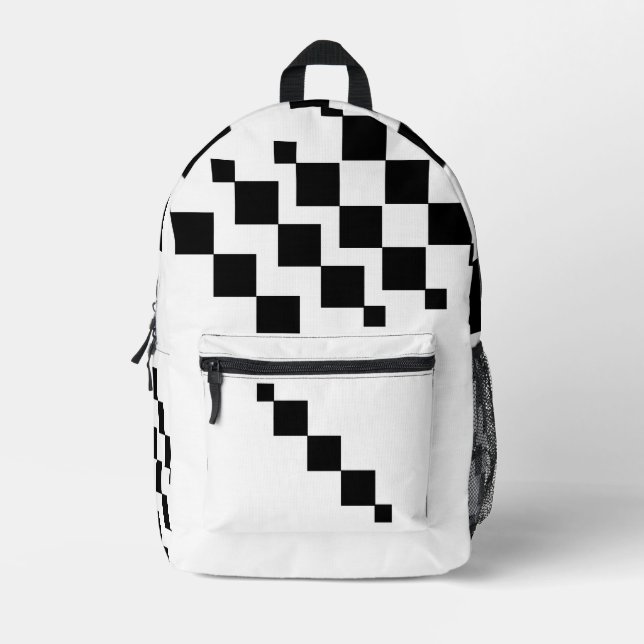 Imprimé Sac à dos en damier classique (Recto)