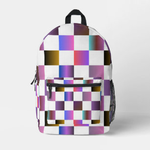 Imprimé Sac à dos enflammé CheckerBoard