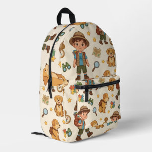 Imprimé Sac à dos explorateur enfant personnalisé Alphalan