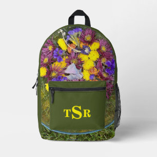 Imprimé Sac à dos Fantaisie Florale