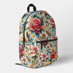 Imprimé Sac à dos floral coloré moderne