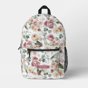 Imprimé Sac à dos floral élégant