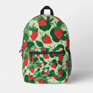 Imprimé Sac à dos fraise – Joli design sur le thème des fr