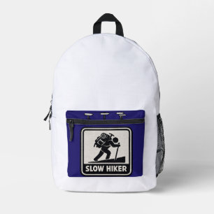 Imprimé Sac à dos graphique Slow Hiker