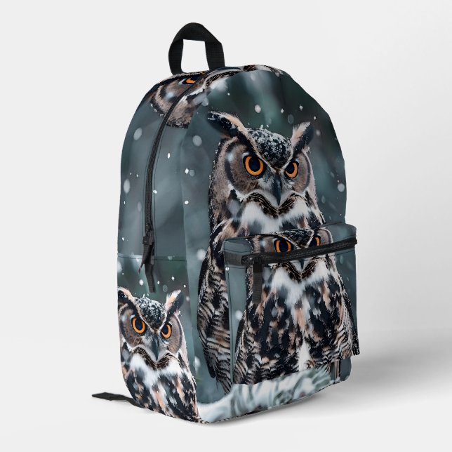 Imprimé Sac à dos Hibou Funky (Coin arrière gauche)