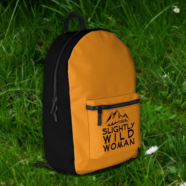 Imprimé Sac à dos jaune ironique pour randonnée minimalist (Créateur téléchargé)