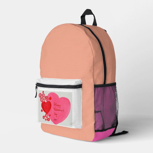 Imprimé Sac à dos joyeux de la Saint-Valentin  (Coin arrière droit)