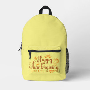 Imprimé Sac à dos Joyeux Thanksgiving