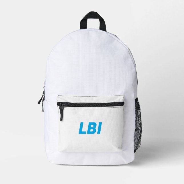 IMPRIMÉ SAC À DOS LBI PAR LBI APPAREL TM (Recto)
