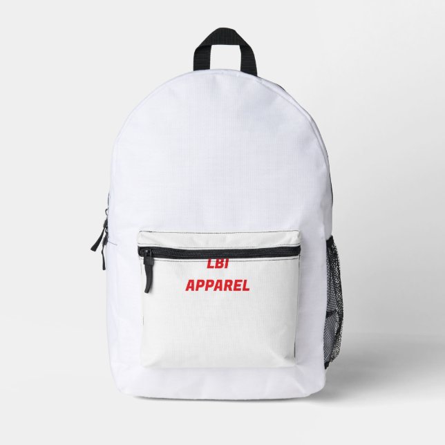 IMPRIMÉ SAC À DOS MARQUE DÉPOSÉE LBI APPAREL  (Recto)