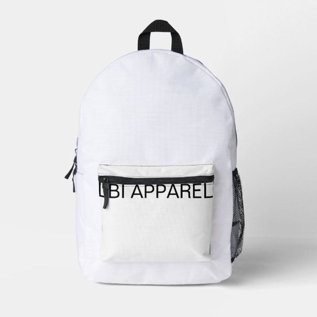 IMPRIMÉ SAC À DOS MARQUE LBI APPAREL (Recto)