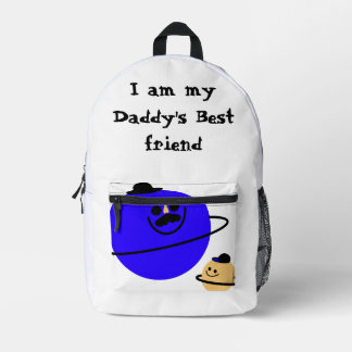 Imprimé Sac à dos Meilleur Ami de Papa