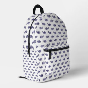 Imprimé Sac à dos minimaliste botanique Feuille d'indigo