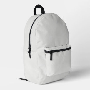 Imprimé Sac à dos moderne blanc minimaliste