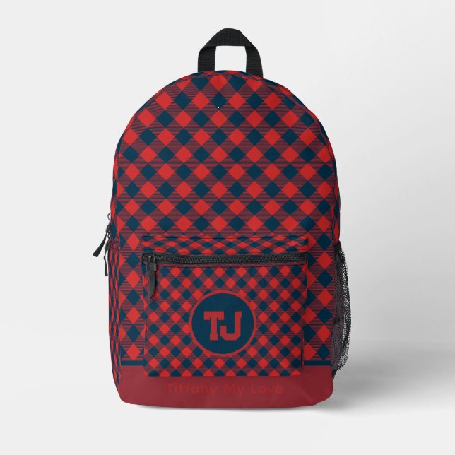 Imprimé Sac à dos monogramme classique pour enfants de mat (Recto)