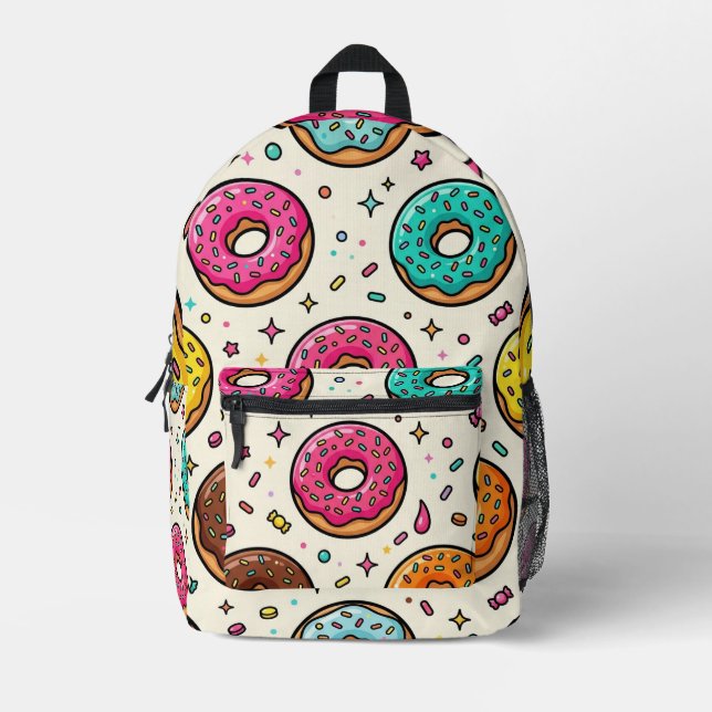 Imprimé Sac à dos motif donut (Recto)