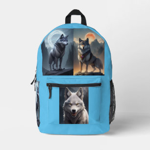 Imprimé Sac à dos multi Wolf
